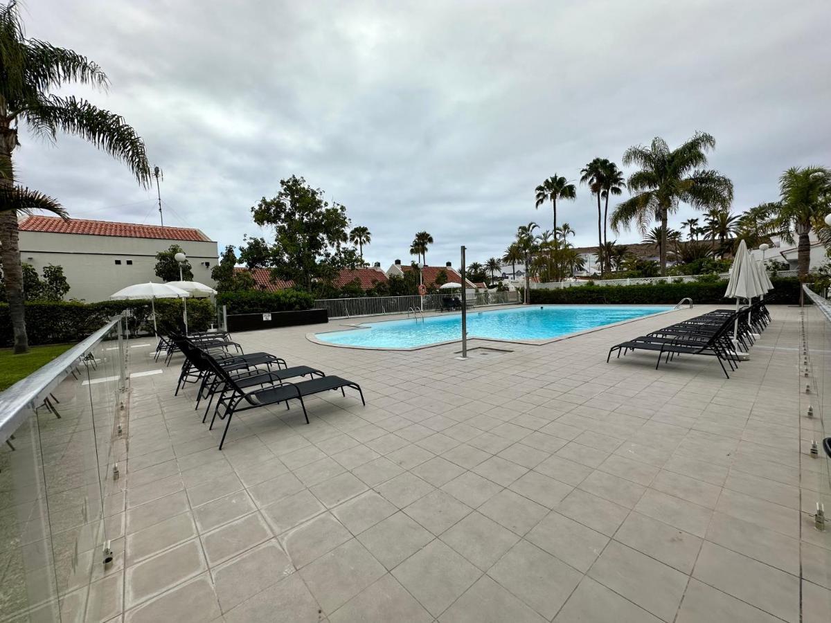 Casa Con Terraza Y Piscina En Pasito Blanco, Cerca De Maspalomas Esterno foto