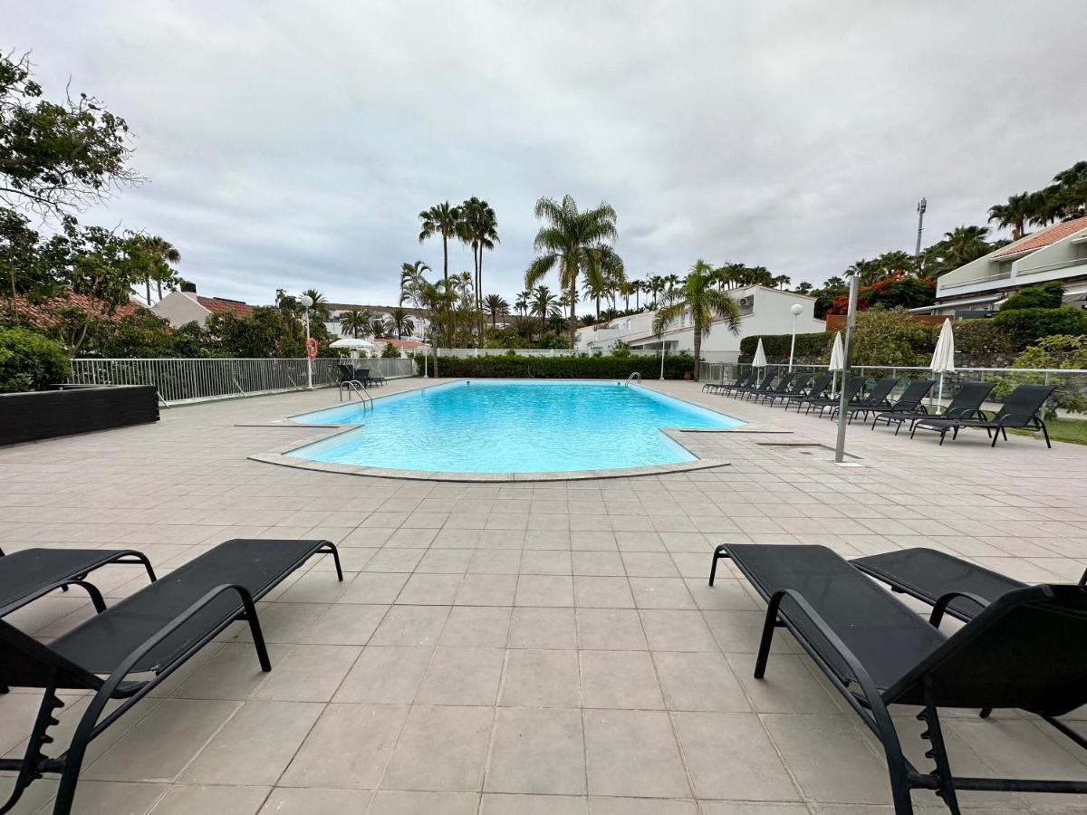 Casa Con Terraza Y Piscina En Pasito Blanco, Cerca De Maspalomas Esterno foto