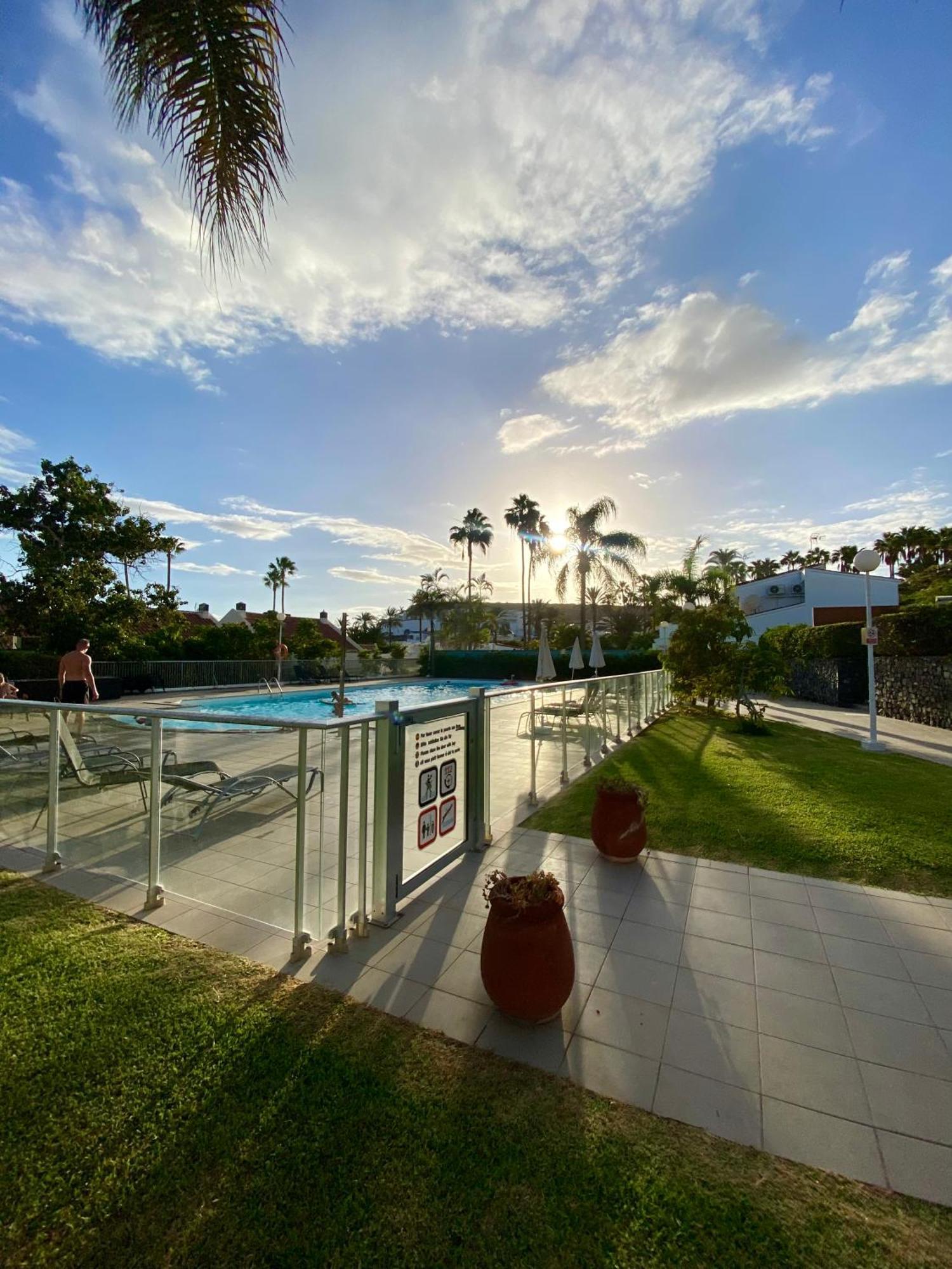 Casa Con Terraza Y Piscina En Pasito Blanco, Cerca De Maspalomas Esterno foto